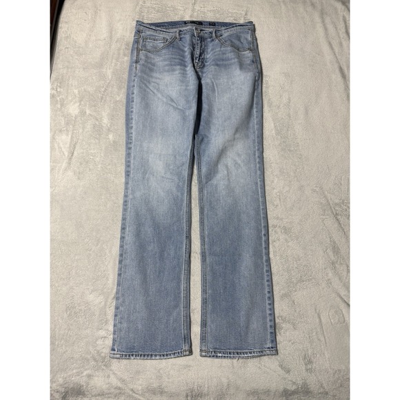 Buckle Other - BKE Tyler Jeans Mens 34x34 Blue Light Wash Straight Leg Denim Cotton